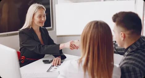 Candidate receiving a job offer
