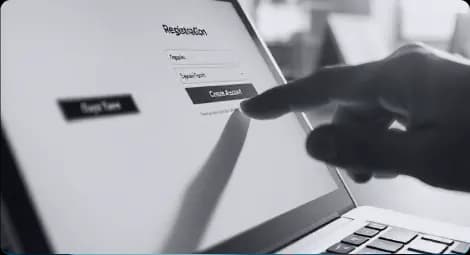 Profile creation on a laptop